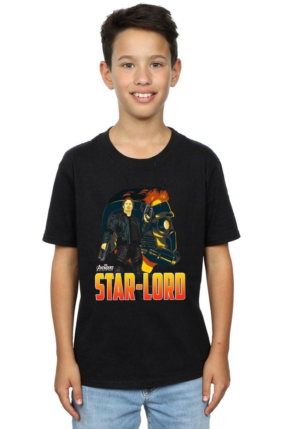 Avengers Infinity War Star Lord Character T-Shirt