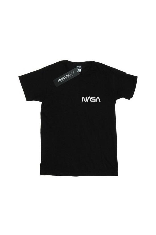 NASA Modern Logo Chest T-Shirt 2