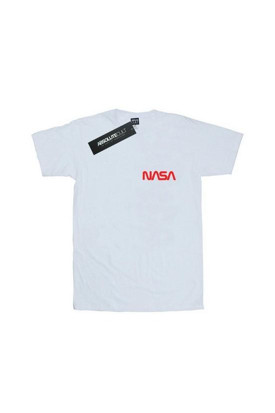NASA Modern Logo Chest T-Shirt 2
