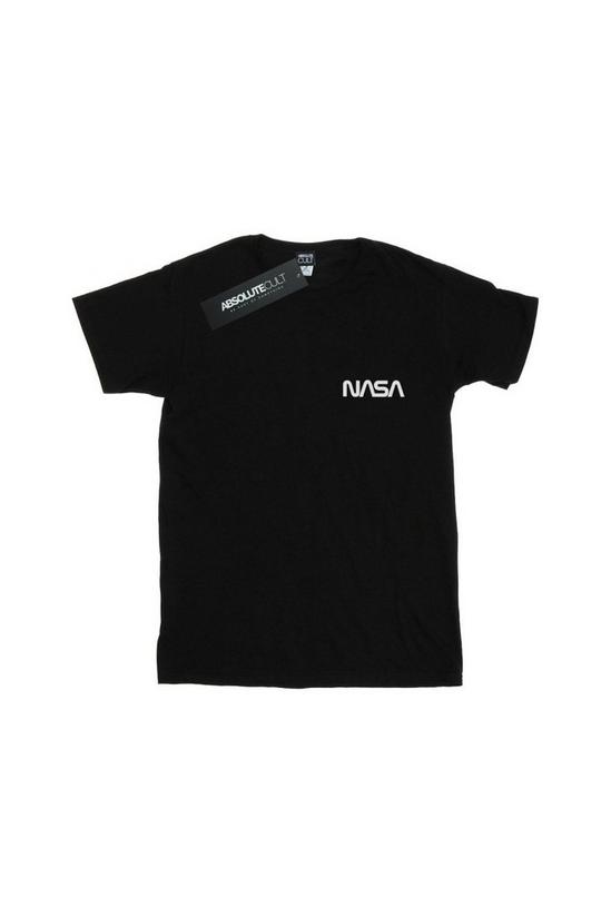 NASA Modern Logo Chest Cotton Boyfriend T-Shirt 2
