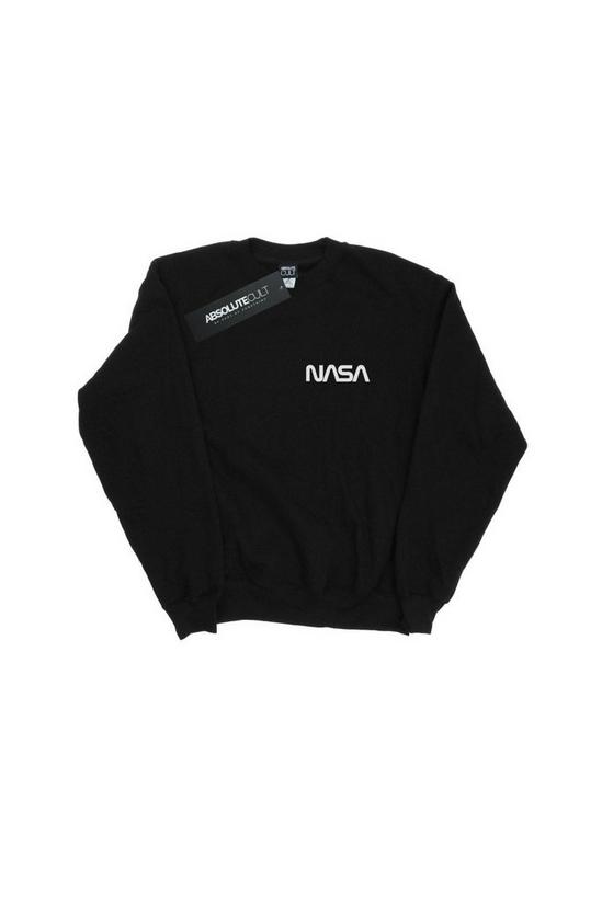 NASA Modern Logo Chest Sweatshirt 2