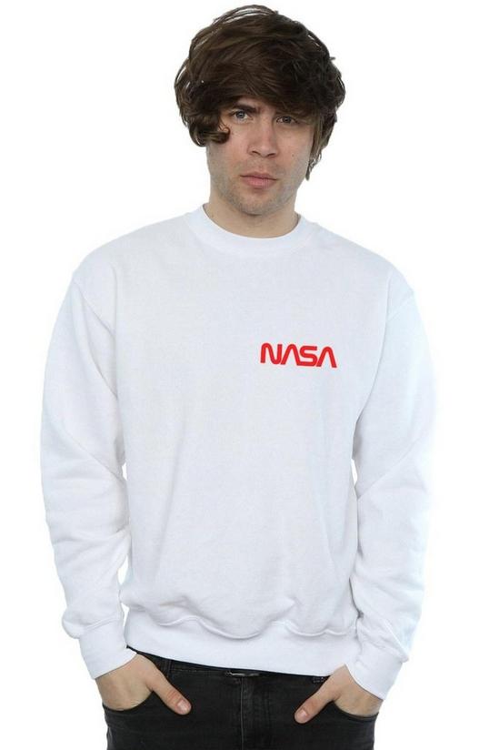 NASA Modern Logo Chest Sweatshirt 1