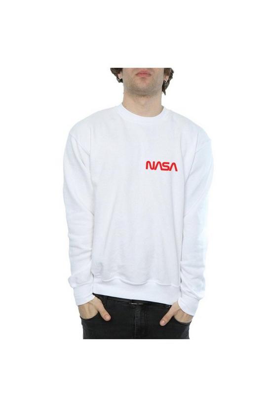 NASA Modern Logo Chest Sweatshirt 3