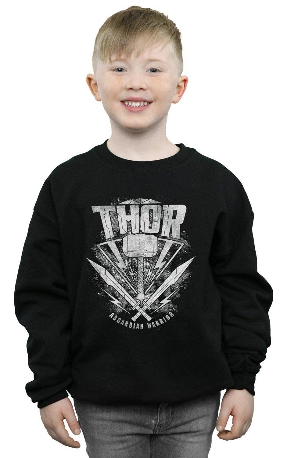 Thor Ragnarok Hammer Logo Sweatshirt