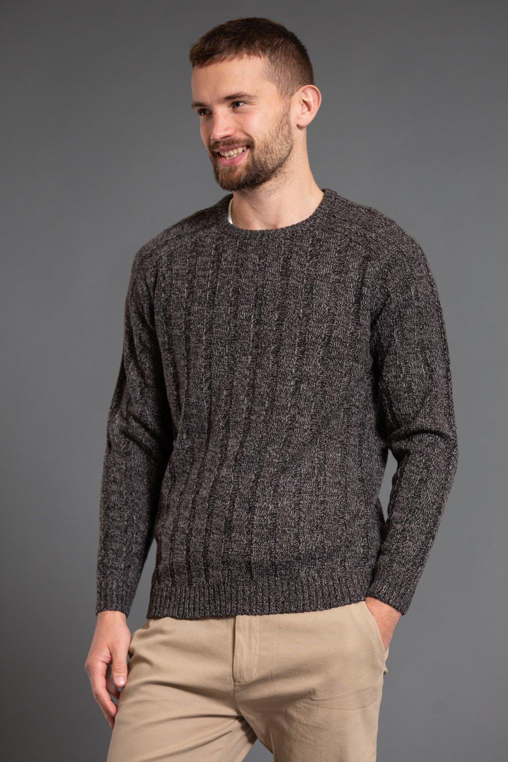 Jumpers & Cardigans | Cable Knit Crew Neck Jumper | Kensington Eastside