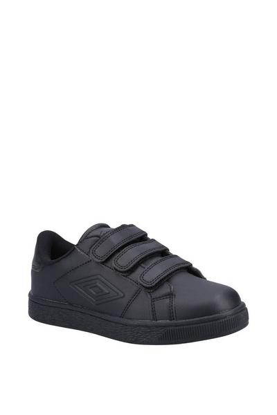 Black 'Medway V' Junior Velcro Shoe