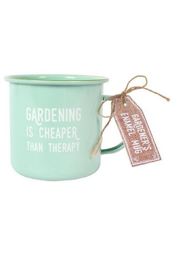 Something Different Gardening Therapy Enamel Mug 1