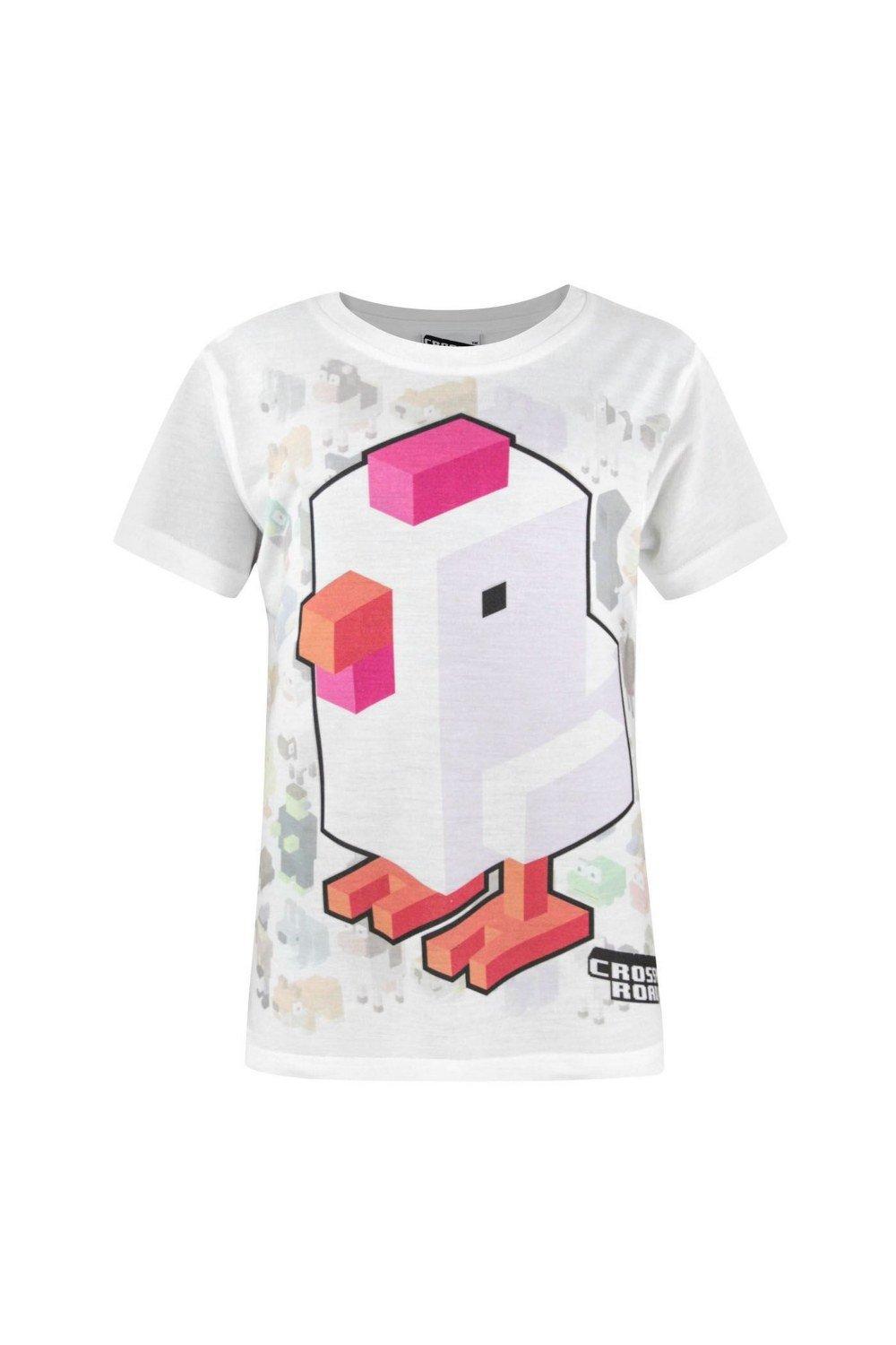 Crossy Road Official All-Over Character Sublimation Design T-Shirt