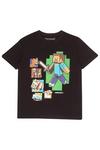 Minecraft Steve And Friends T-Shirt thumbnail 1