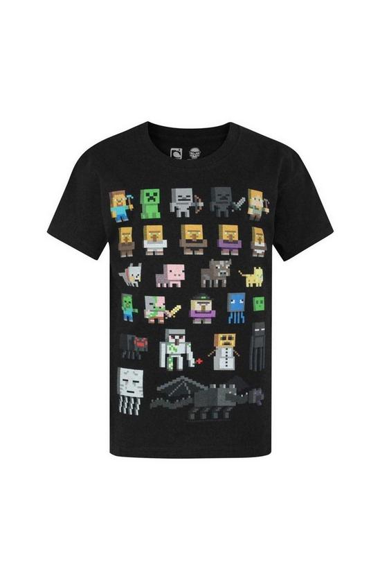 Minecraft Official Sprites Characters T-Shirt 1