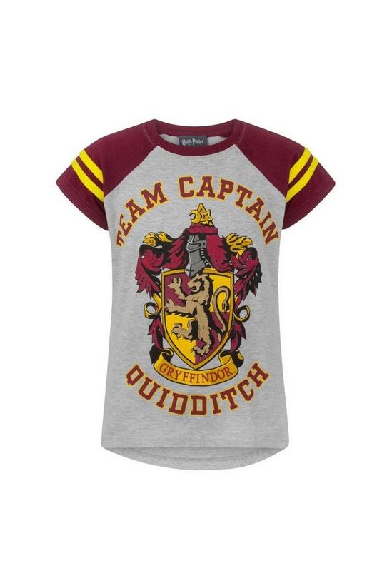 Harry Potter Official Gryffindor Quidditch Team Captain T-Shirt 1