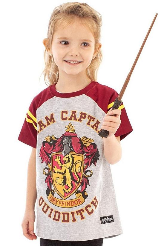 Harry Potter Official Gryffindor Quidditch Team Captain T-Shirt 5
