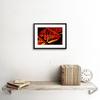 Artery8 Wall Art Print Industrial Architecture Abstract red Art Black Framed 9x7 inch thumbnail 2