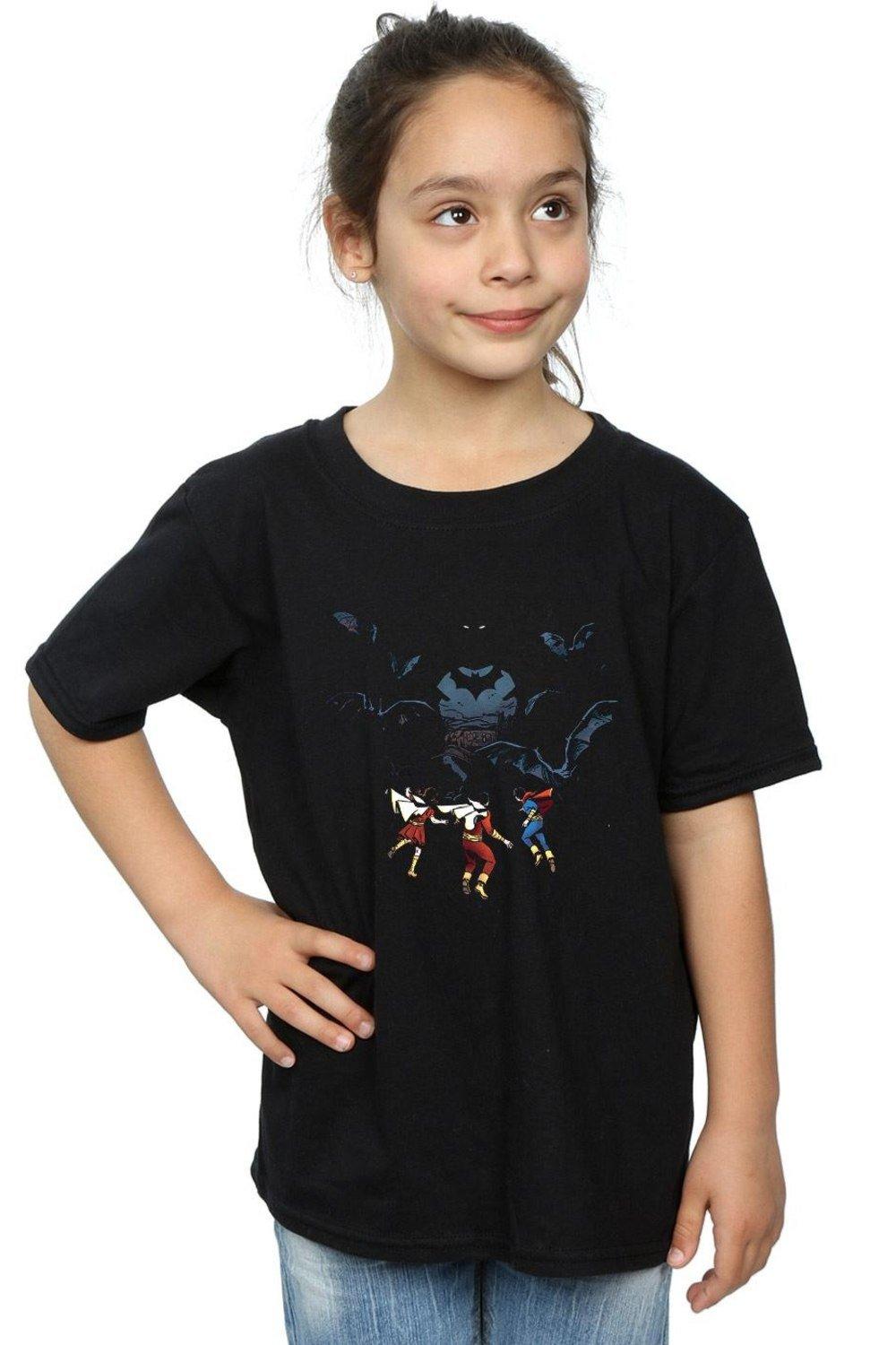 Batman Shadow Bats Cotton T-Shirt