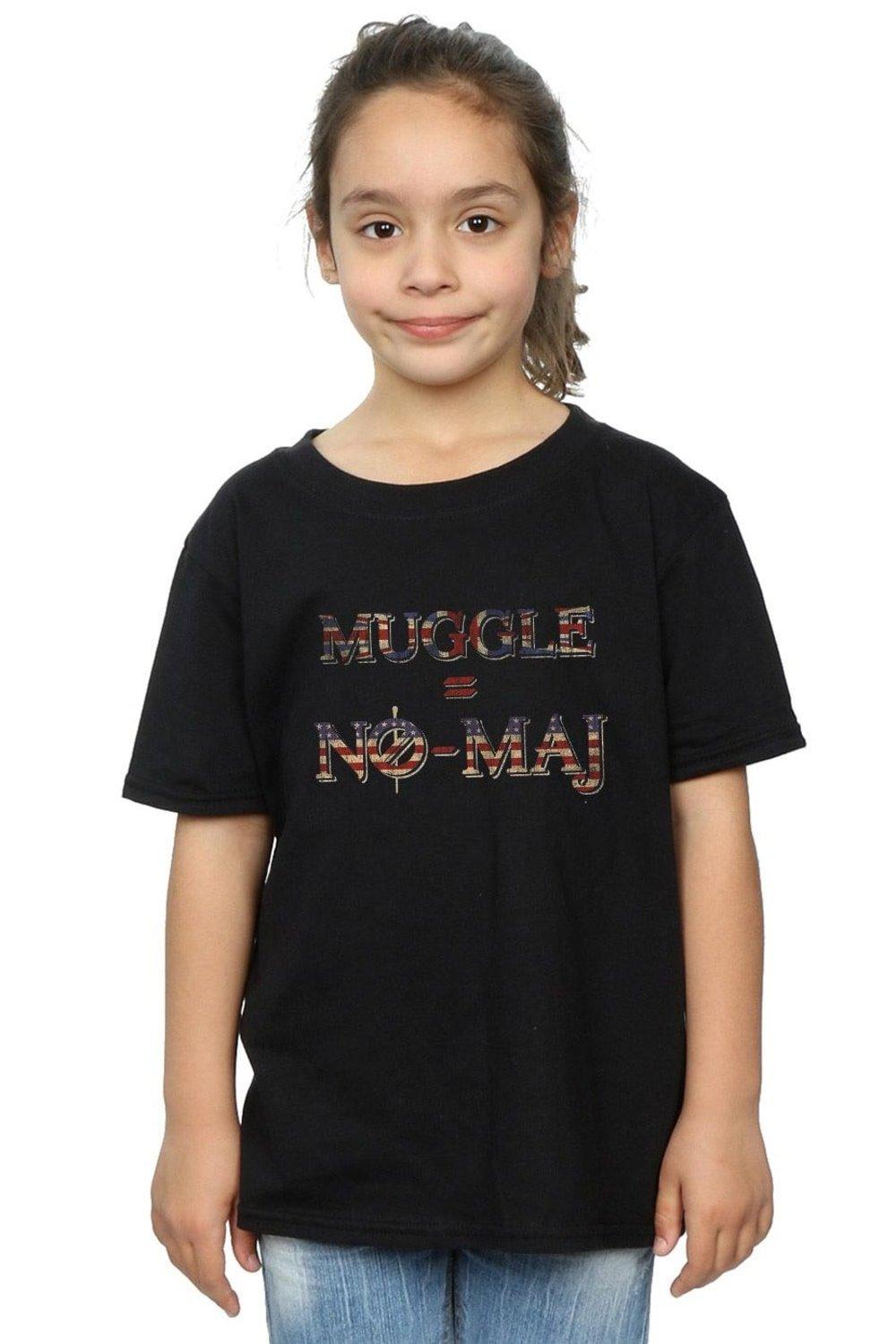 No Muggle No Maj Cotton T-Shirt