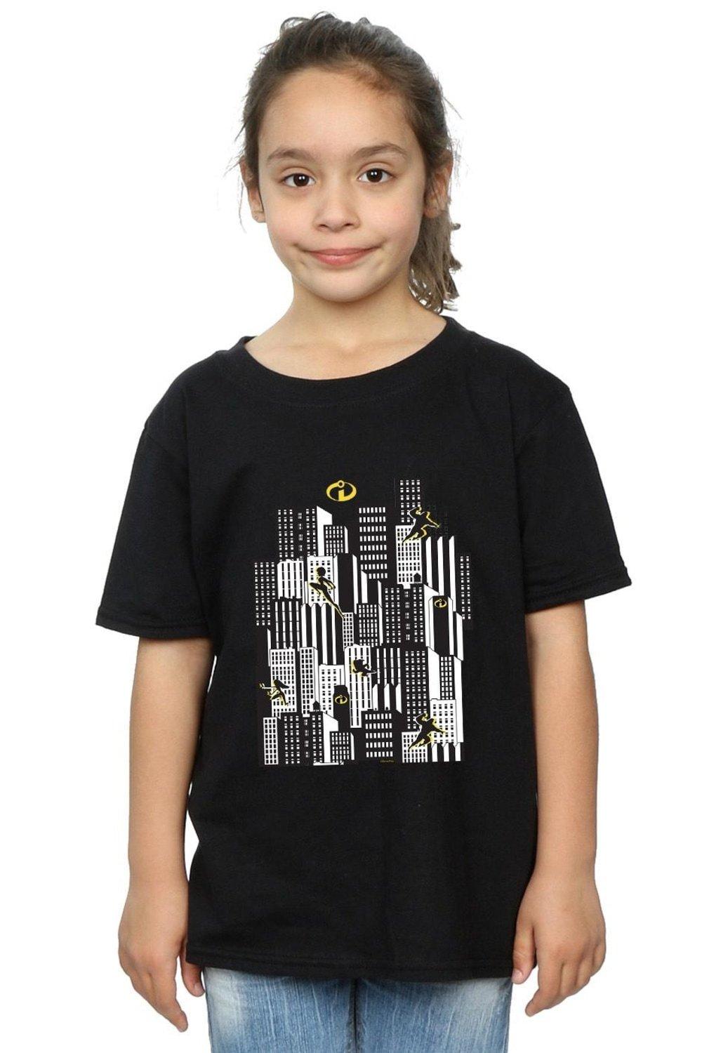 The Incredibles Skyline Cotton T-Shirt