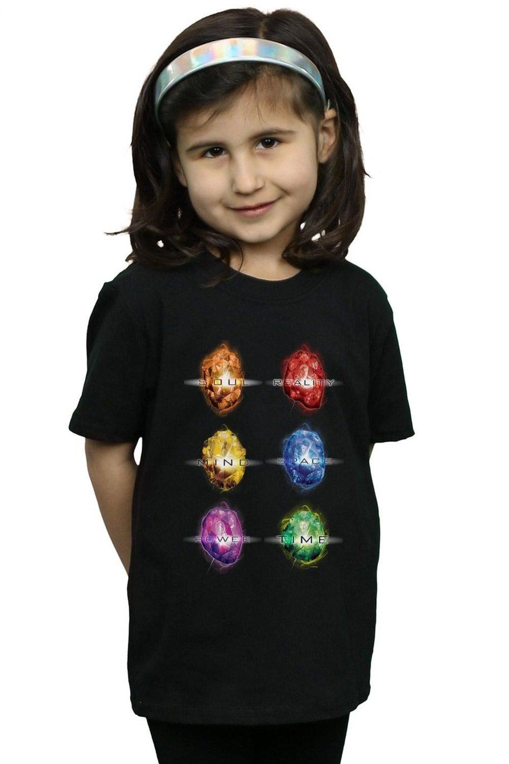 Avengers Infinity War Infinity Stones Cotton T-Shirt