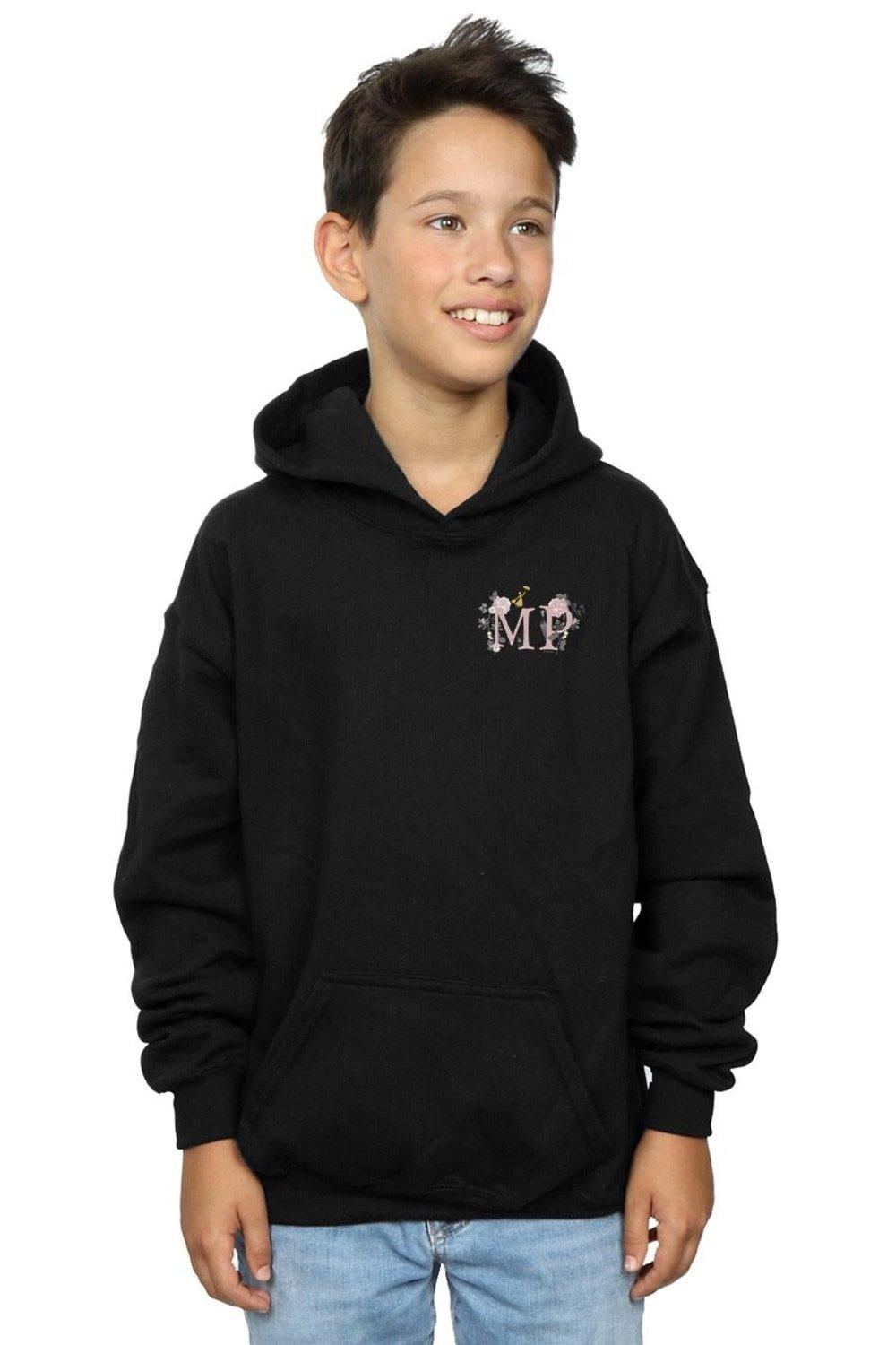 Mary Poppins Letter Breast Print Hoodie