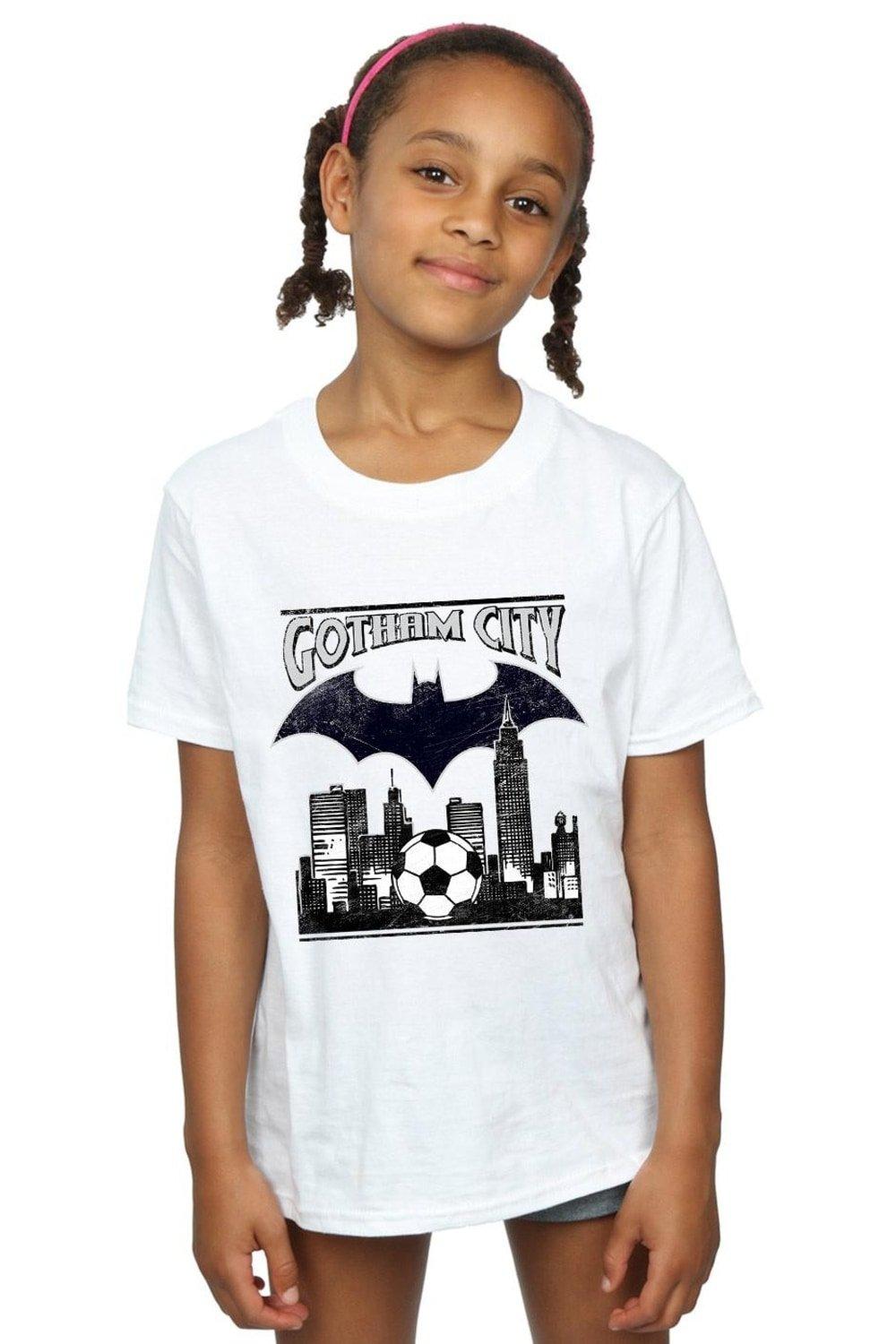 batman football gotham city cotton t-shirt