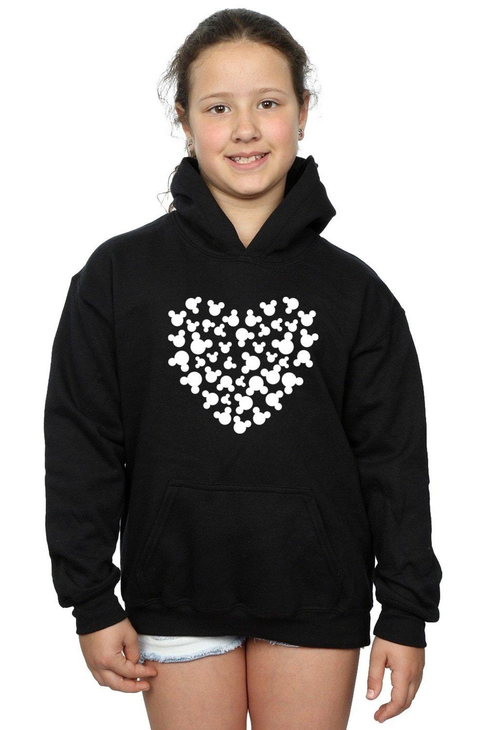 Mickey Mouse Heart Silhouette Hoodie