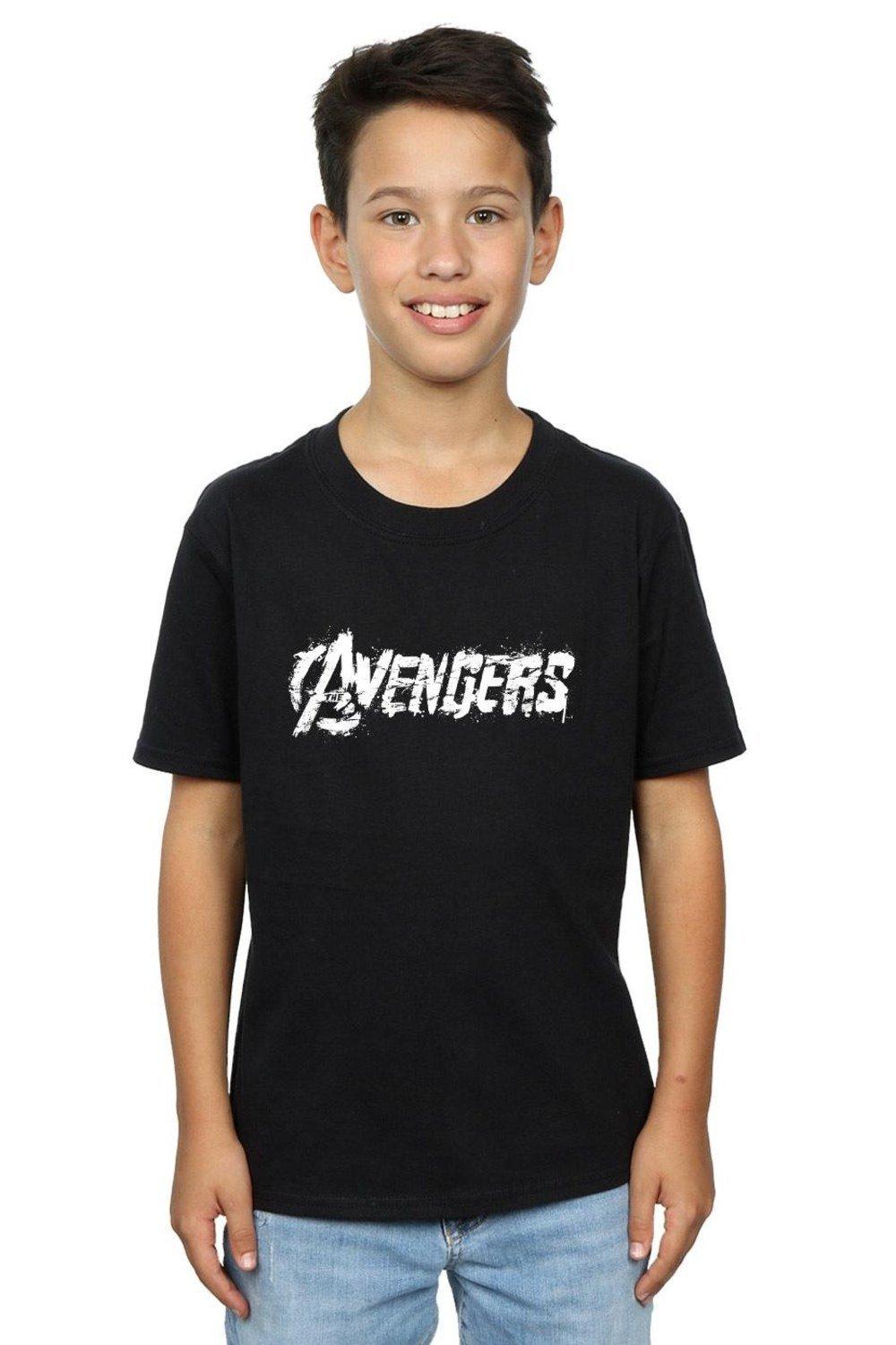 Avengers Logo Distressed T-Shirt