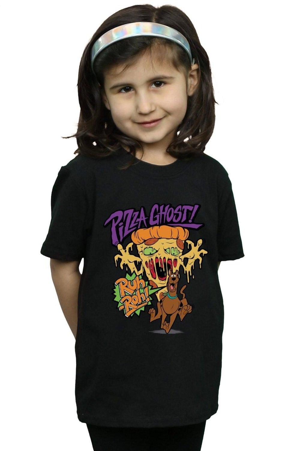 Pizza Ghost Cotton T-Shirt