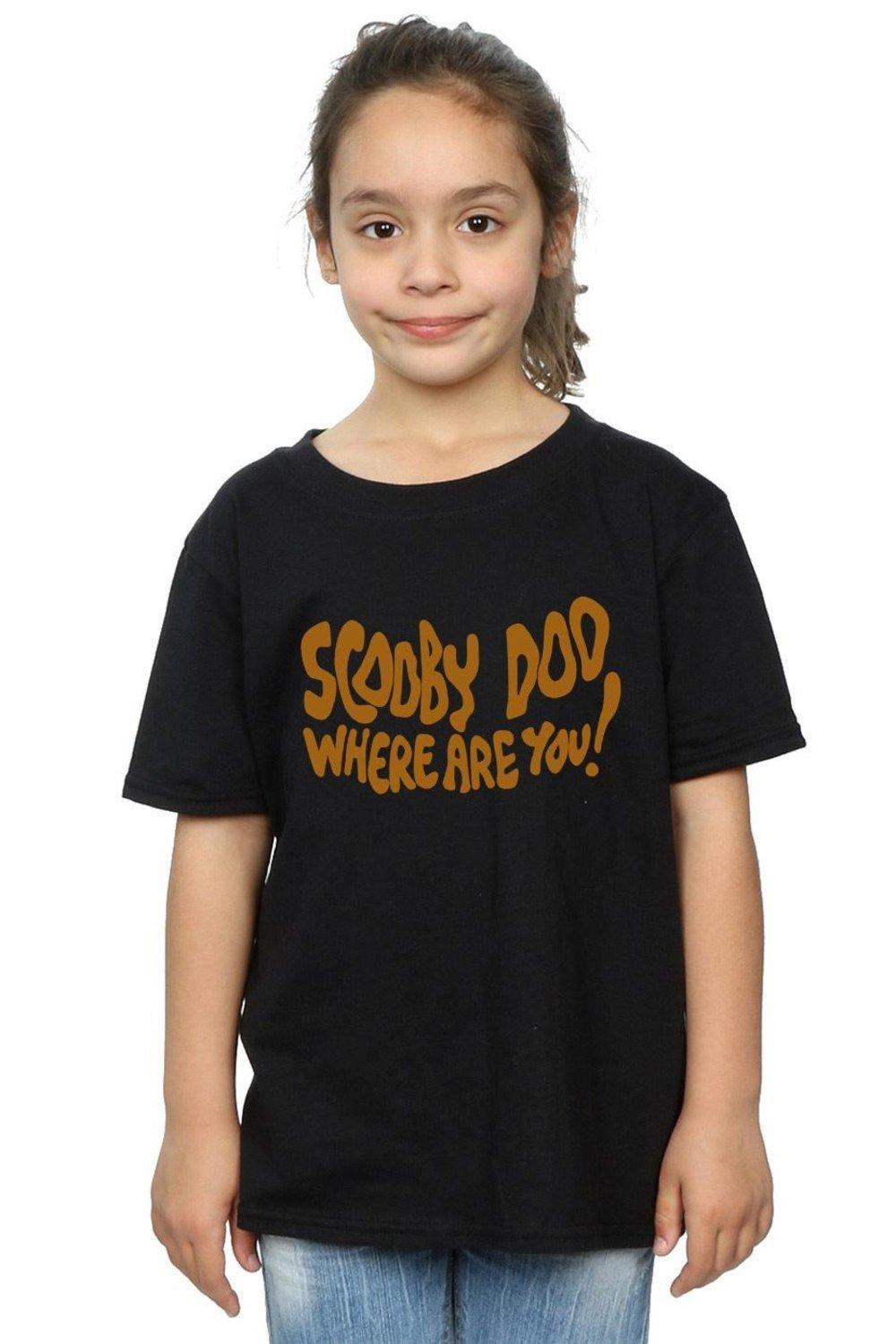 Where Are You Spooky Cotton T-Shirt