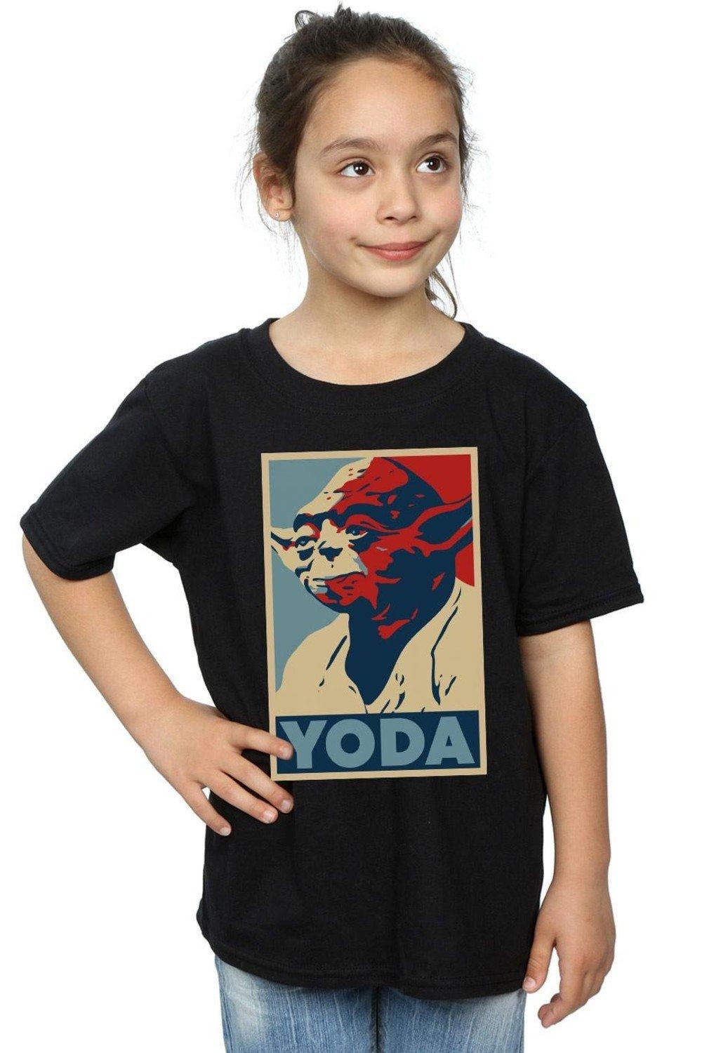 Yoda Poster Cotton T-Shirt