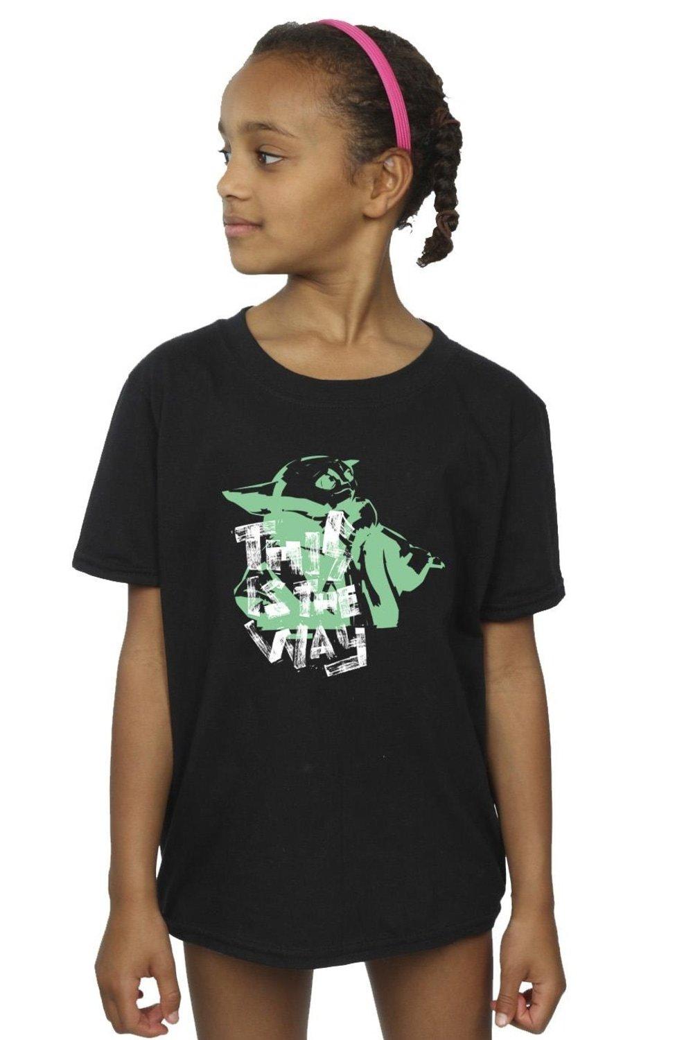The Mandalorian This Is The Way Grogu Cotton T-Shirt