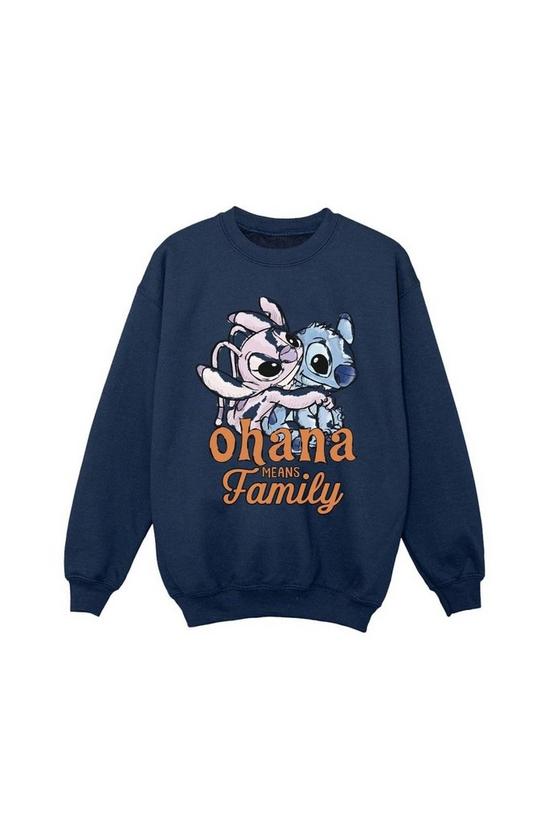 Disney Lilo And Stitch Ohana Angel Hug Sweatshirt 2