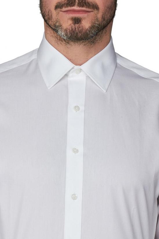 Jeff Banks Single Cuff Half Cutaway Cotton Shirt 3