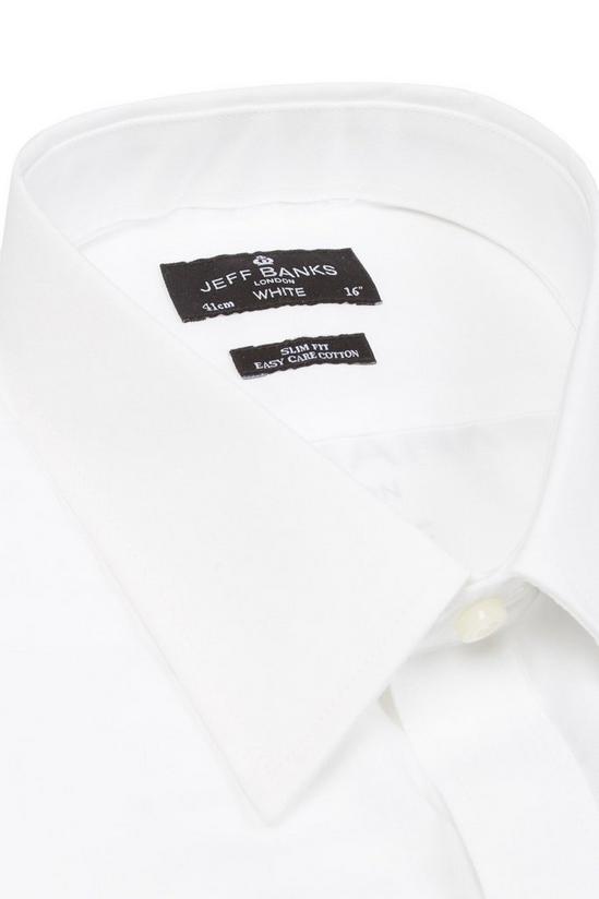 Jeff Banks Single Cuff Forward Point Slim Cotton Shirt 2