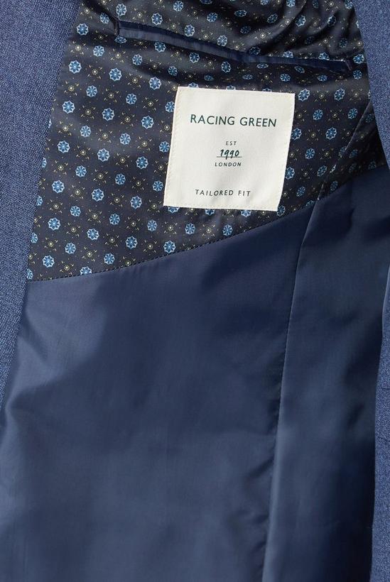 Racing Green Texture Wool Blend Tailored Suit Jacket 3