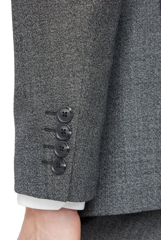 Racing Green Texture Wool Blend Tailored Suit Jacket 4