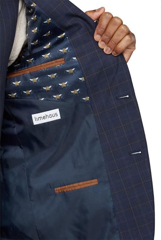 Limehaus Overcheck Slim Suit Jacket 6