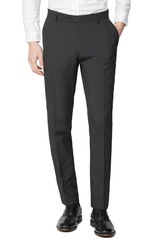 Limehaus Plain Slim Suit Trousers 1