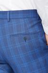 Jeff Banks Summer Check Super Slim Fit Brit Suit Trousers thumbnail 3