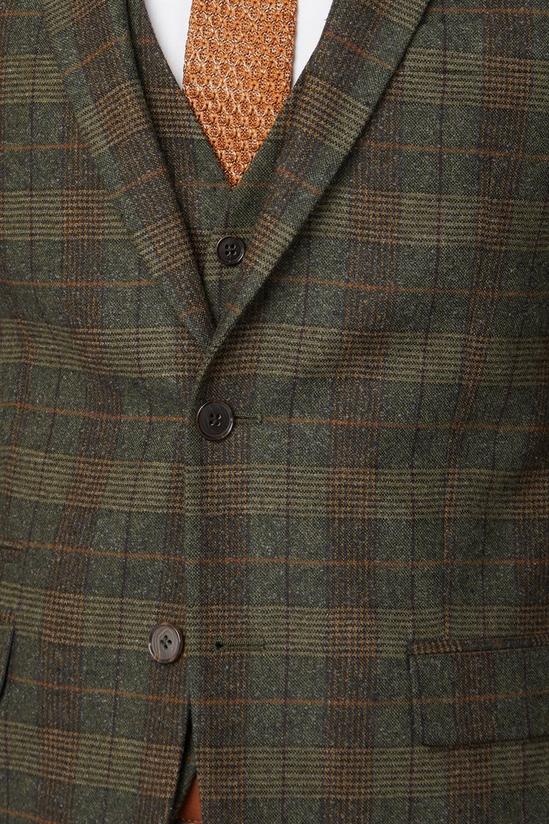 Racing Green Heritage Check Tailored Fit Suit Jacket 4