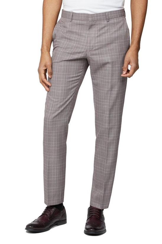 Limehaus Tonal Check Suit Trousers 1