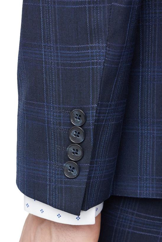 Jeff Banks Check Wool Blend Soho Suit Jacket 4