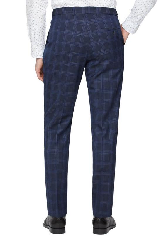 Jeff Banks Check Wool Blend Soho Suit Trousers 2