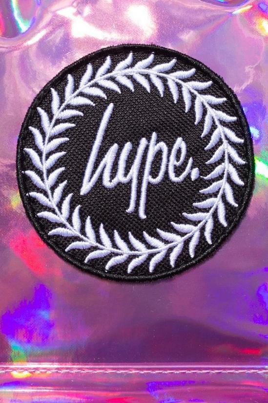 Hype Pink Holographic Backpack 4