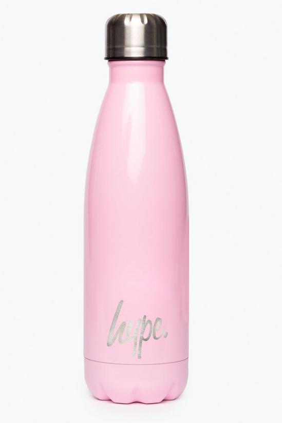Hype Pink Metal Water Bottle 1