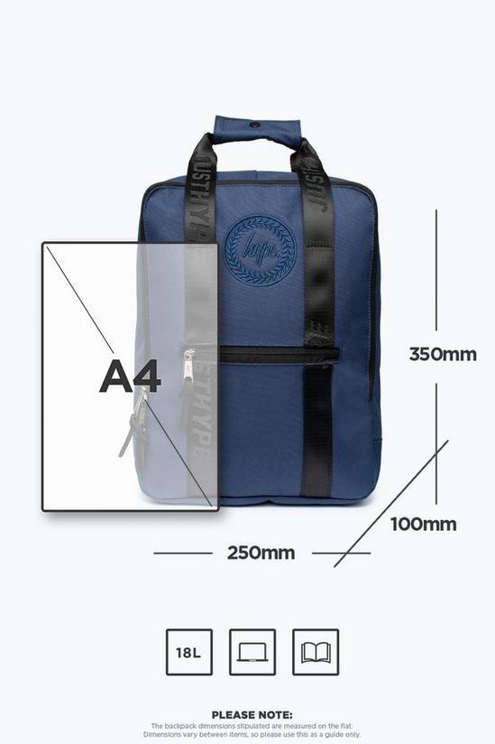 Hype Navy Boxy Backpack 6
