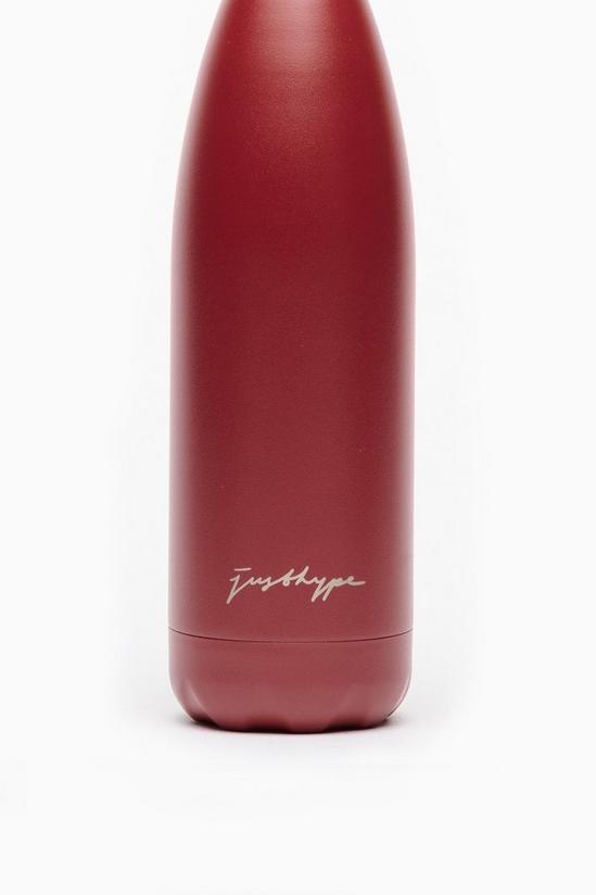 Hype Signature Burgundy Metal Reusable Bottle 3