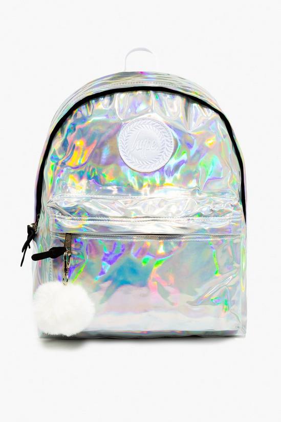Hype Silver Holo Backpack 1