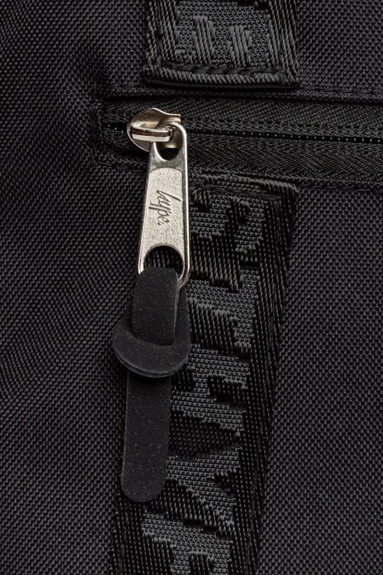 Hype Plain Black Boxy Backpack 4