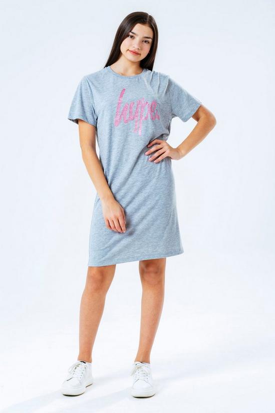 Hype Glitter Script T-Shirt Dress 2