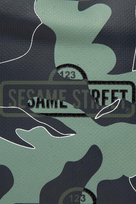 Hype X Sesame Street Grey Logo Camo Backpack 5