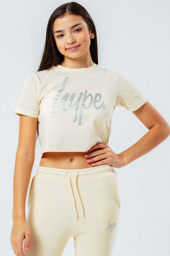Hype Lemon Crop T-Shirt 1